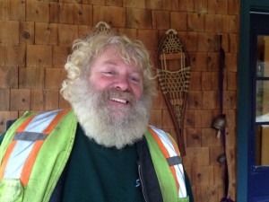 Mevlin Well works for Stowe's highway department 12 months a year and volunteers as Santa for one month.