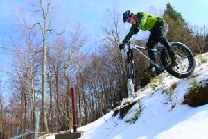 Fat Bike Skis - Brooke Scatchard Green Mountains, Vermont, USA ©Brian Mohr/ EmberPhoto - All rights reserved
