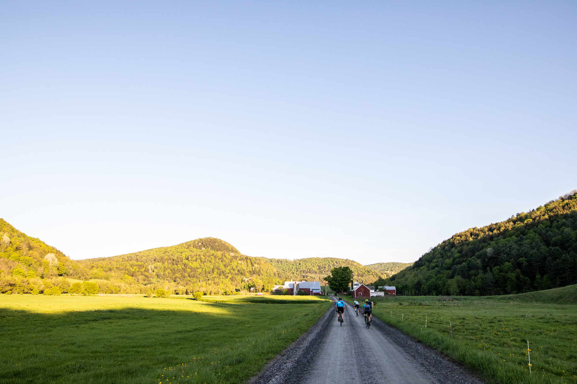 riding dirt roads